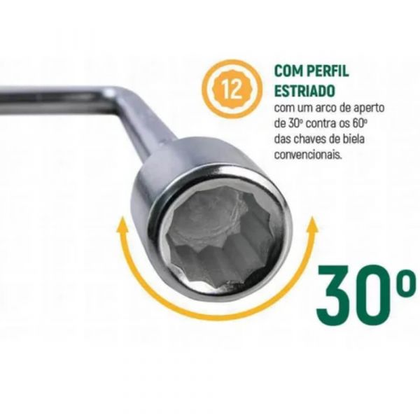 Jogo de Chave Biela de 12mm Sata
