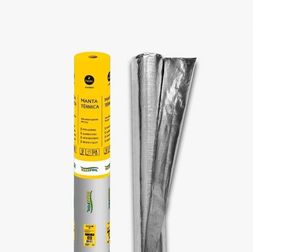 Manta Térmica SB V Residencial 2 faces 1,20x12,5m 15M2 BrasfoilManta Térmica SB V Residencial 2 faces 1,20x12,5m 15M2 Brasfoil