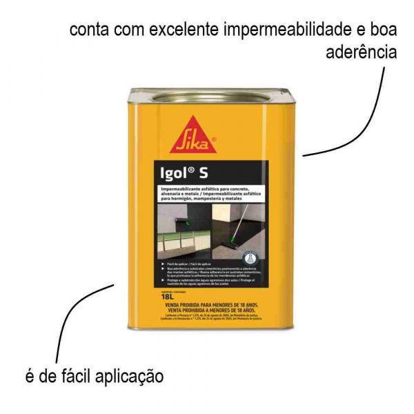 Impermeabilizante Igol' S 18L Sika