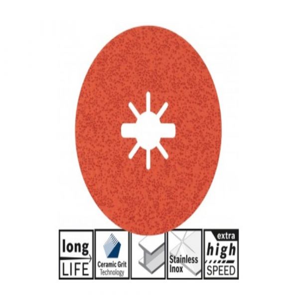 Disco Fibra Bosch X-LOCK R782 Ø115mm G 36+