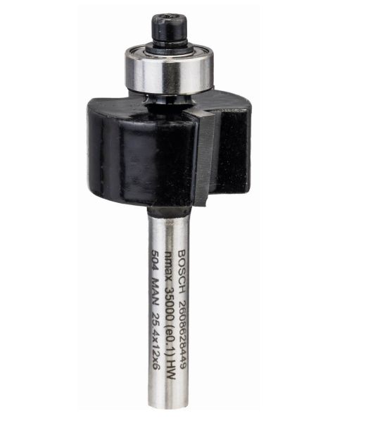 Fresa de Entalhe Bosch 6 mm, D1 25,4 mm, L 12,4 mm, G 54 mm