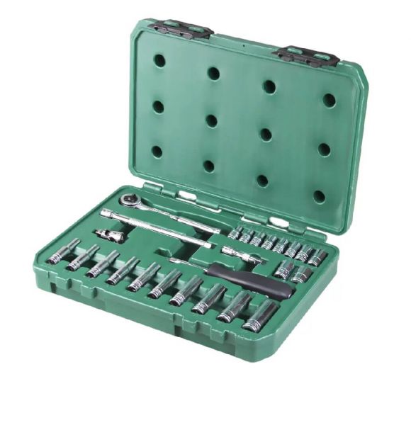 Jogo de Soquete Sextavado 1/4