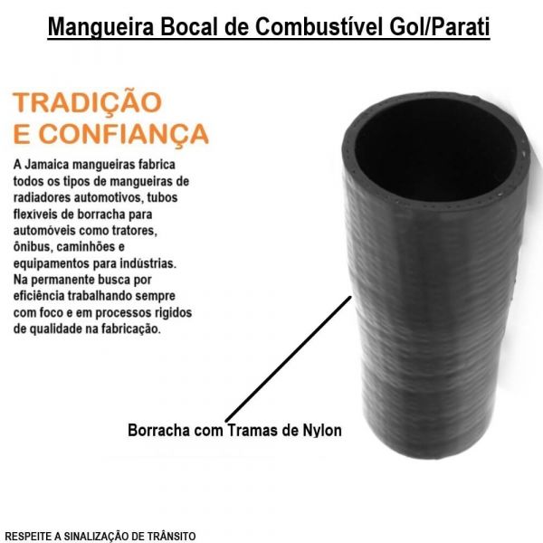 Mangueira Bocal de Combustível Gol/Parati