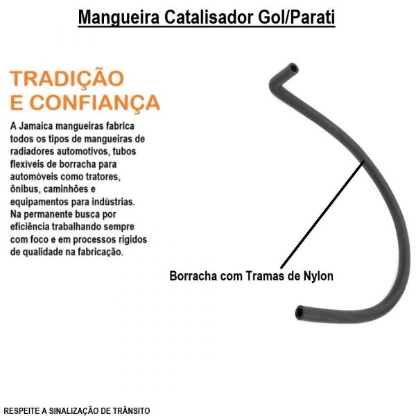 Mangueira Catalisador Gol/Parati