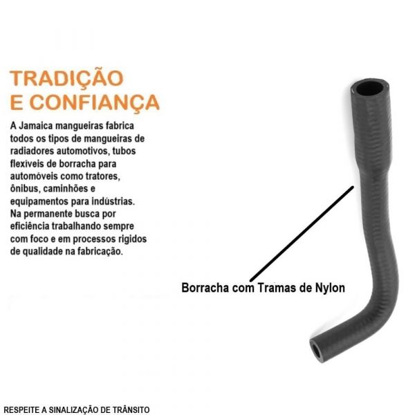 Mangueira Coletor Admissional ao Tubo Gol/Santana/Parati/Saveiro Jamaica