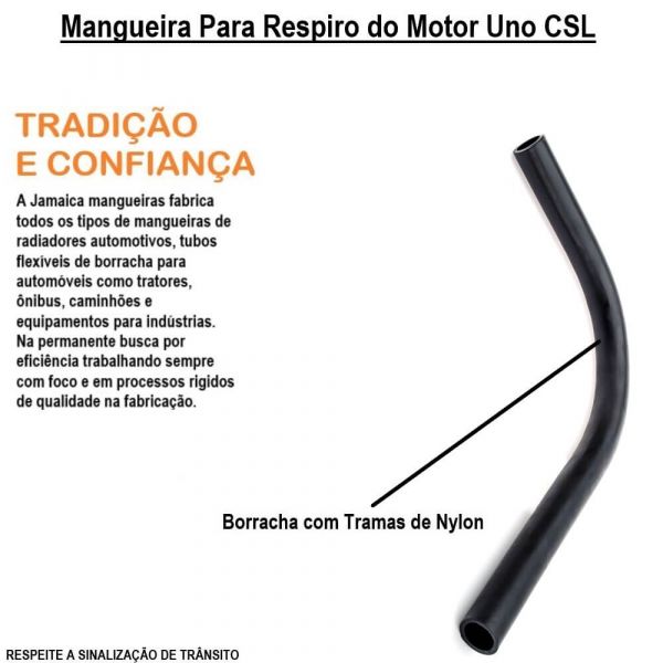 Mangueira para Respiro do Motor Uno CSL