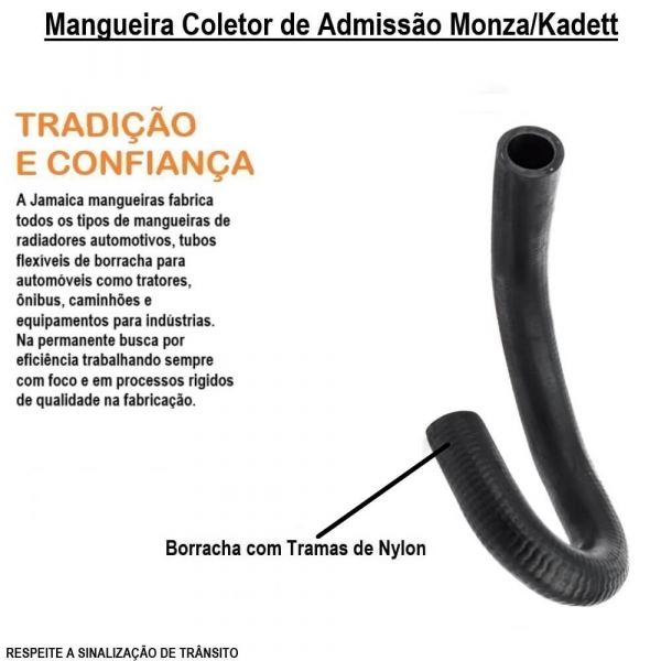 Mangueira Coletor de Admissão Monza/Kadett