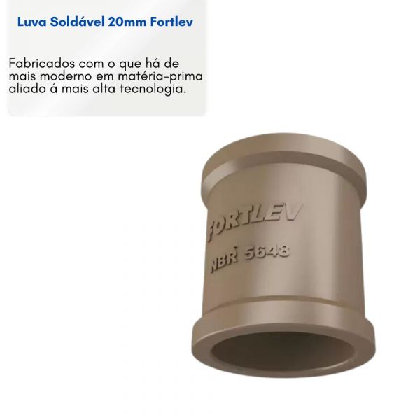 Luva Soldável 20MM Fortlev