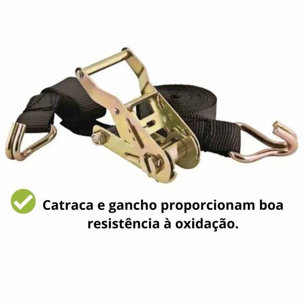 Cinta Catraca De Amarrações Para Carga 4.6x25 CC080 Vonder