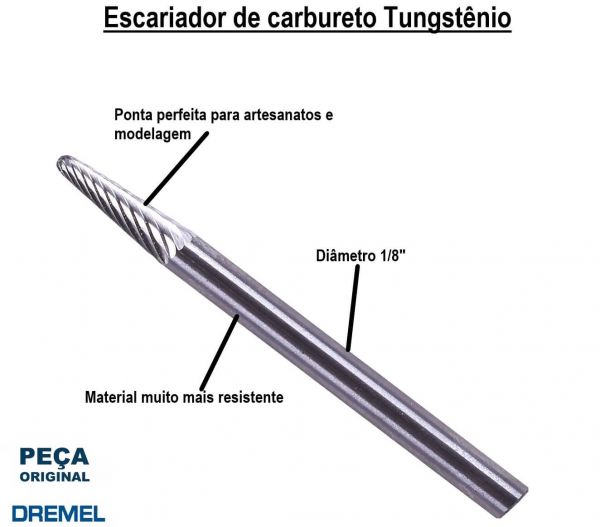 Fresa de Entalhe Bosch 6 mm, D1 25,4 mm, L 12,4 mm, G 54 mm