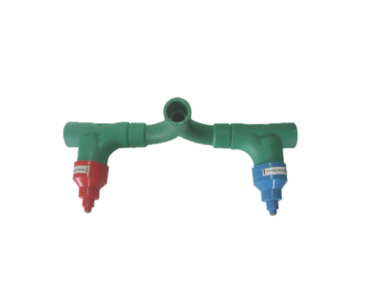 Misturador Conjunto Base 1/4 De Volta 25mm Com MVS Água Quente / Água Fria Topfusion