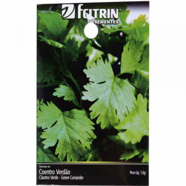 Semente de Hortaliça Coentro Verdão 1.6g Feltrin