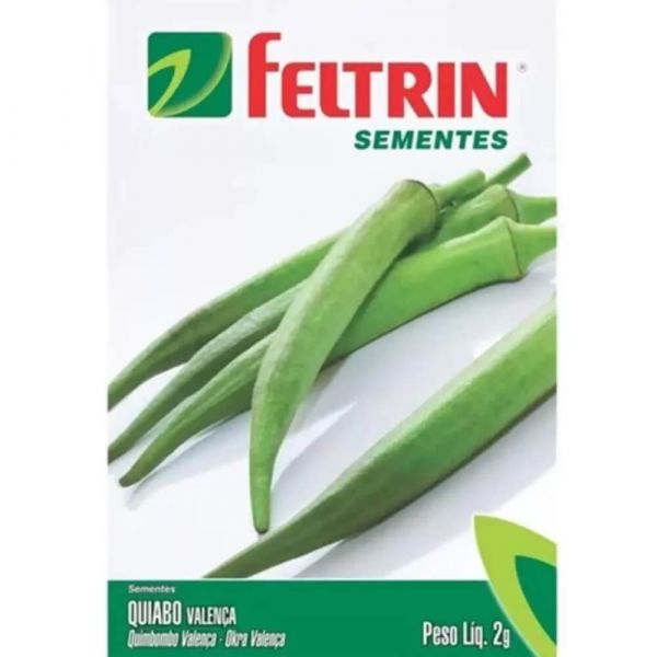 Semente de Hortaliça Quiabo Valença 2G Feltrin