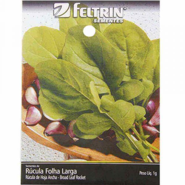 Semente de Hortaliça Rúcula Folha Larga 1G Feltrin