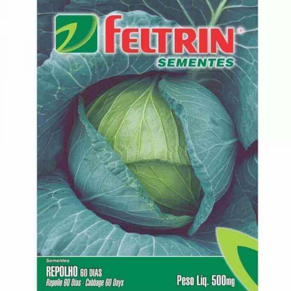 Semente de Hortaliça Repolho 60 dias 500MG Feltrin