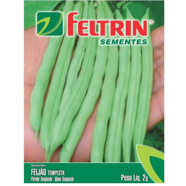 Semente de Hortaliça Feijão Tempesta Vagem 25x2G Feltrin