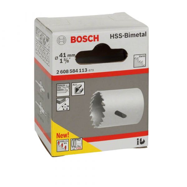 Serra Copo 1.5/8 Pol. 41mm em Aço Bimetálico e Cobalto Bosch