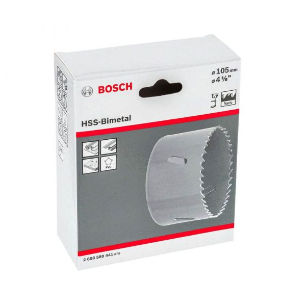 Serra Copo Bimetálica Eco 105 mm, 4.1/8 Pol. Bosch