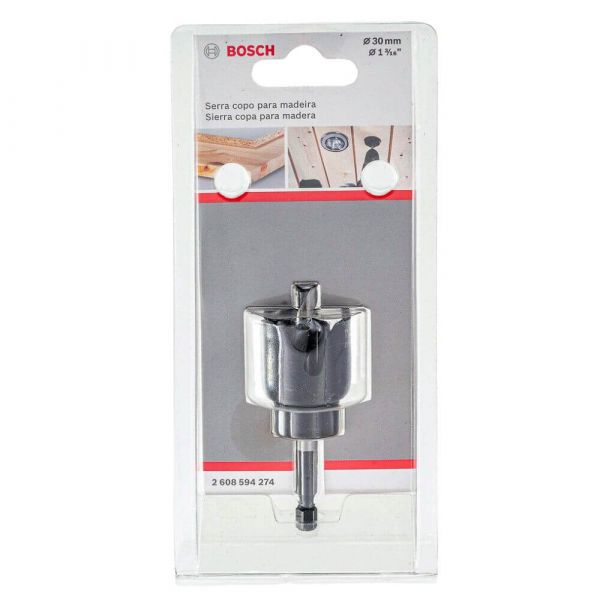 Serra Copo para Madeira 30mm 1.3/16 Pol. Bosch 