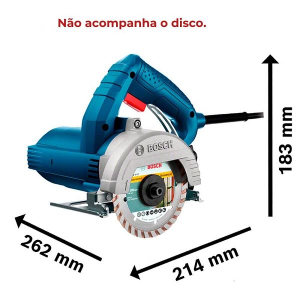 Serra Mármore a Seco GDC 150 TITAN 1500W 220V Bosch