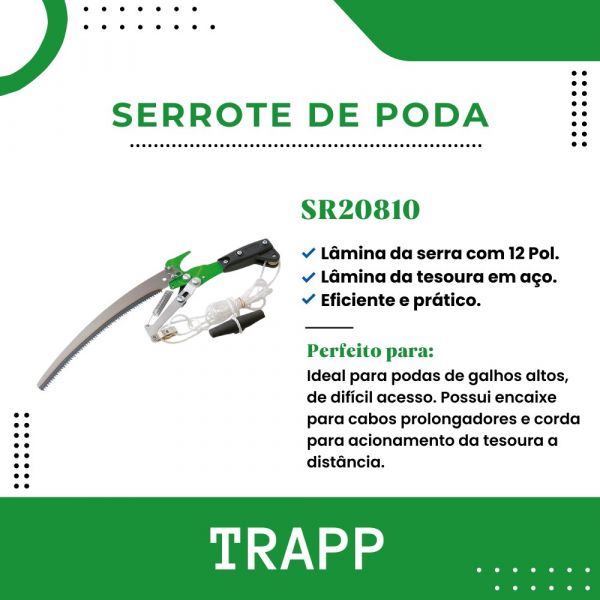 Serrote para Poda com Serra Curva SR-20810 Trapp