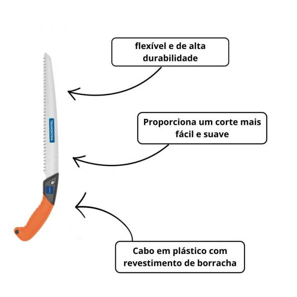 Serrote Poda Profissional Metálico Fixo 11,5