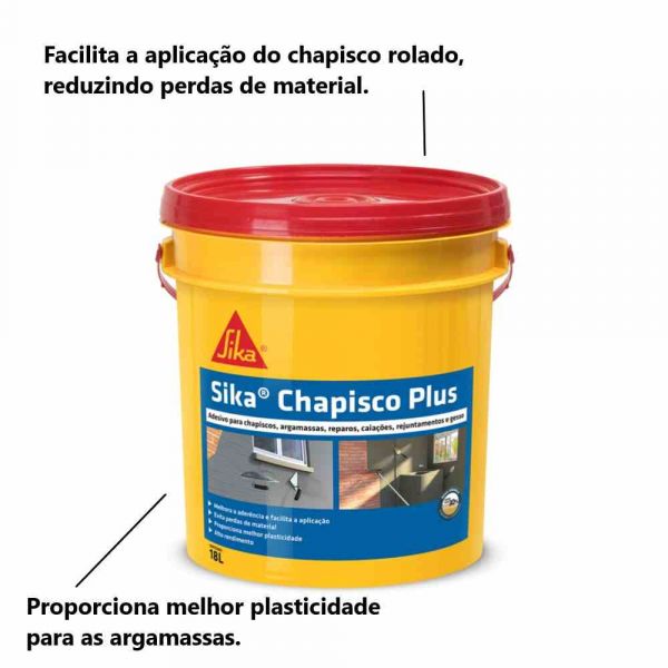 Sika Chapisco Plus Balde 18 Litros