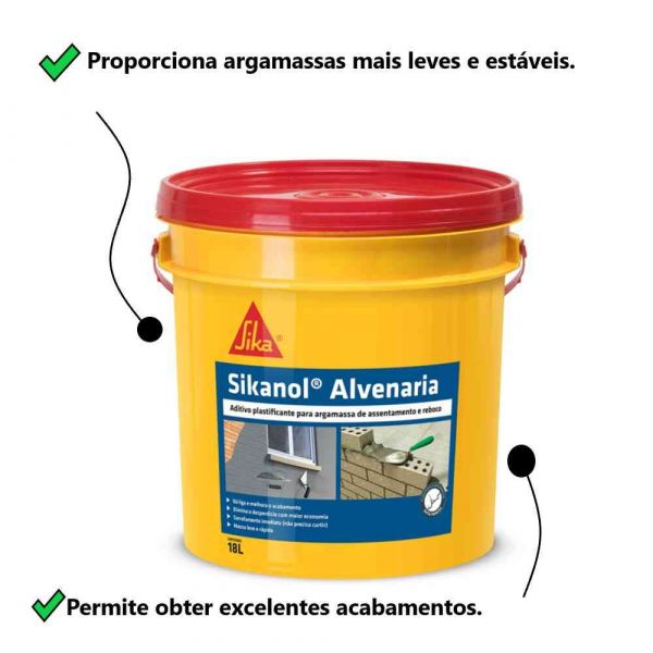 Sika Sikanol Alvenaria 18 litros