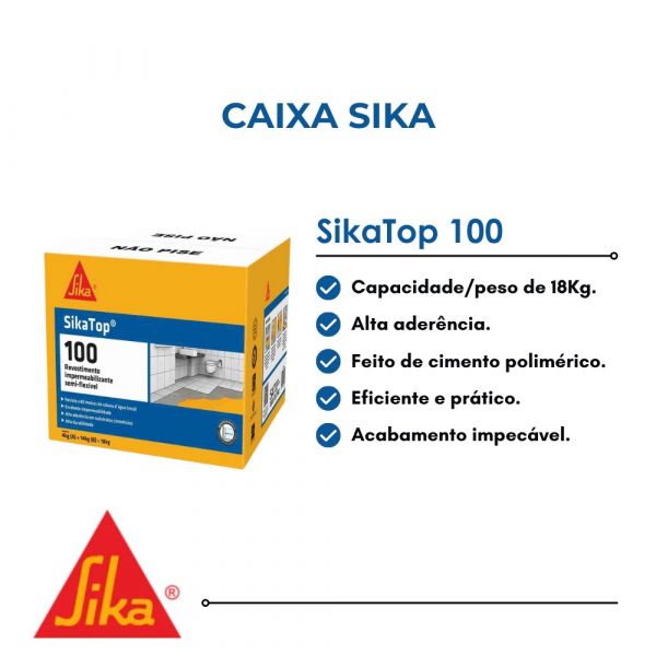 Sika Sikatop 100 Caixa 18 KG/L 