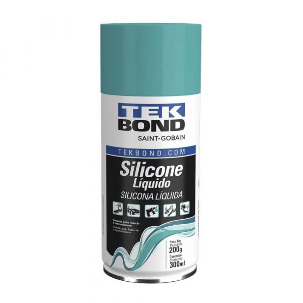 Silicone Líquido Tekspray 300ml Incolor Tekbond