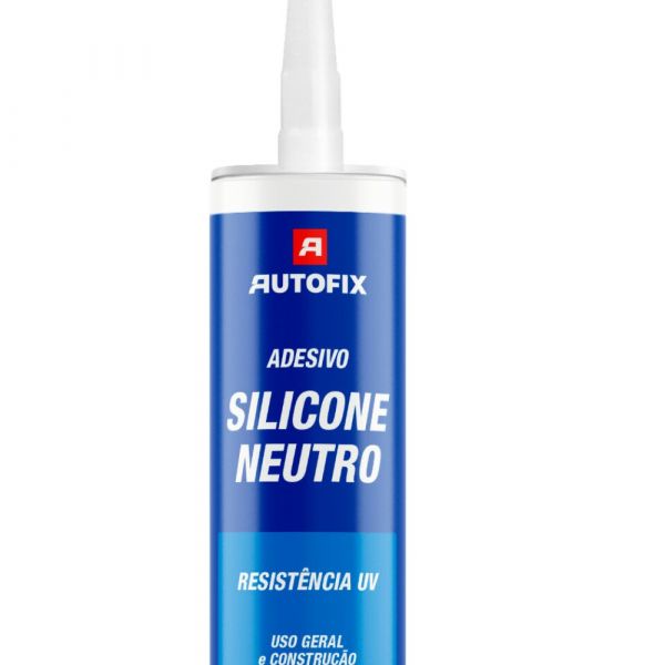 Silicone Neutro Branco Uso Geral 250g Autofix