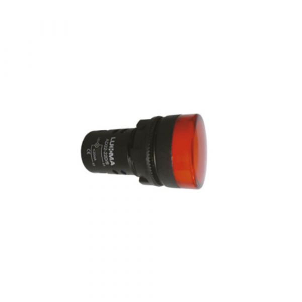 Sinaleiro Led Vermelho 22mm 220V LK16 Lukma