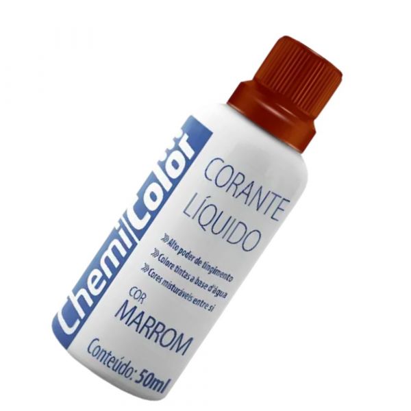 Corante Líquido Marron 50ml Chemicolor