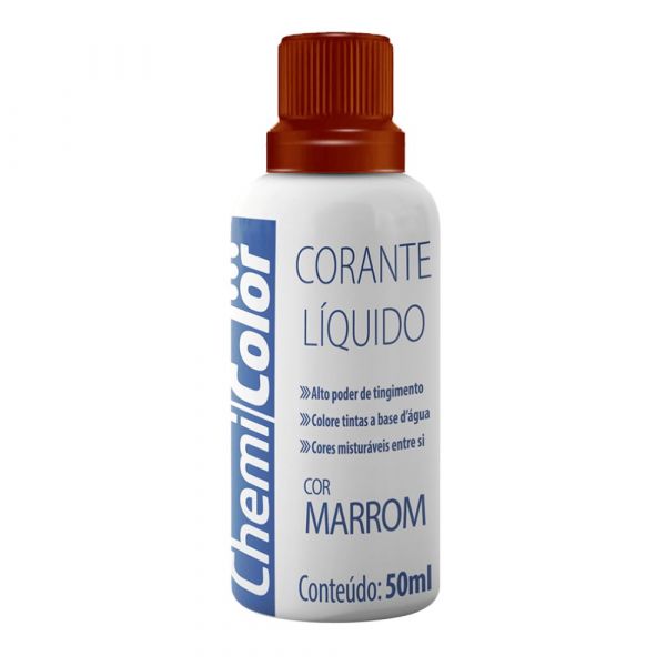Corante Líquido Marron 50ml Chemicolor