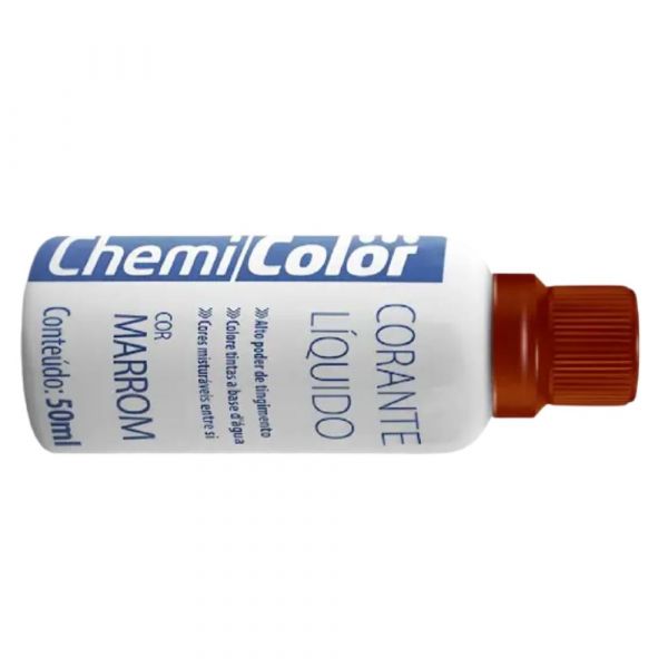 Corante Líquido Marron 50ml Chemicolor