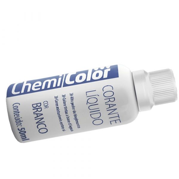 Corante Líquido Branco 50ml Chemicolor