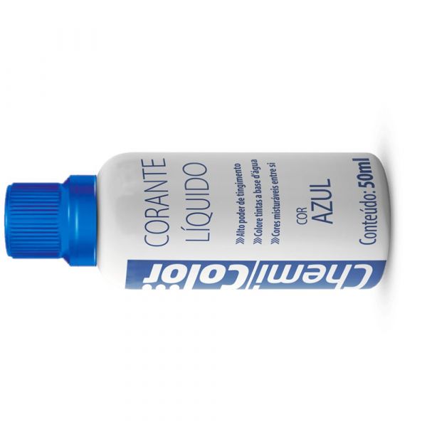 Corante Líquido Azul 50ml Chemicolor