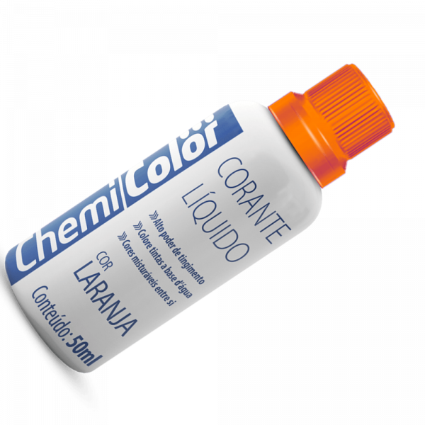 Corante Líquido Laranja 50ml Chemicolor    