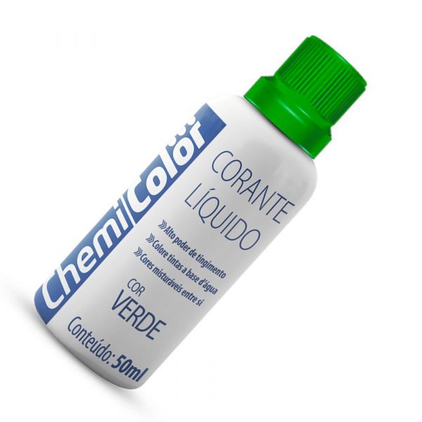 Corante Líquido Verde 50ml Chemicolor