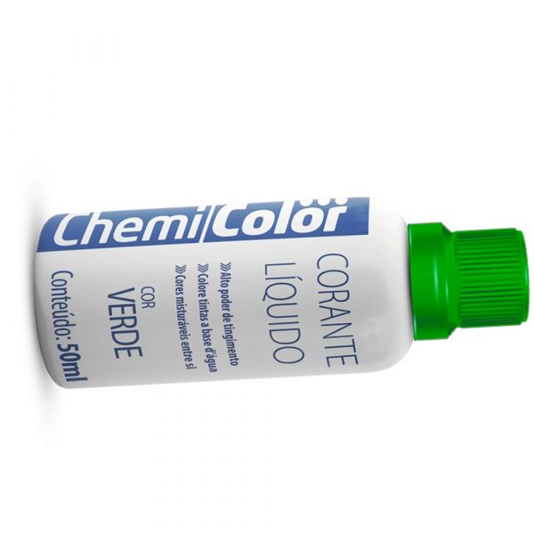 Corante Líquido Verde 50ml Chemicolor