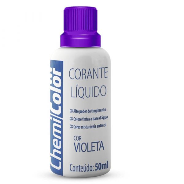 Corante Líquido Violeta 50ml Chemicolor