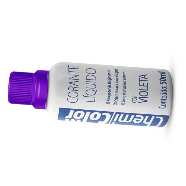 Corante Líquido Violeta 50ml Chemicolor
