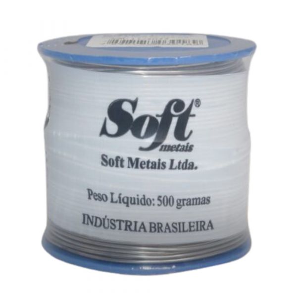Solda 60 X 40 com Resina Carretel de 500g Soft