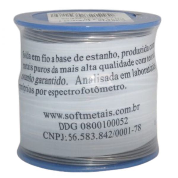 Solda 60 X 40 com Resina Carretel de 500g Soft