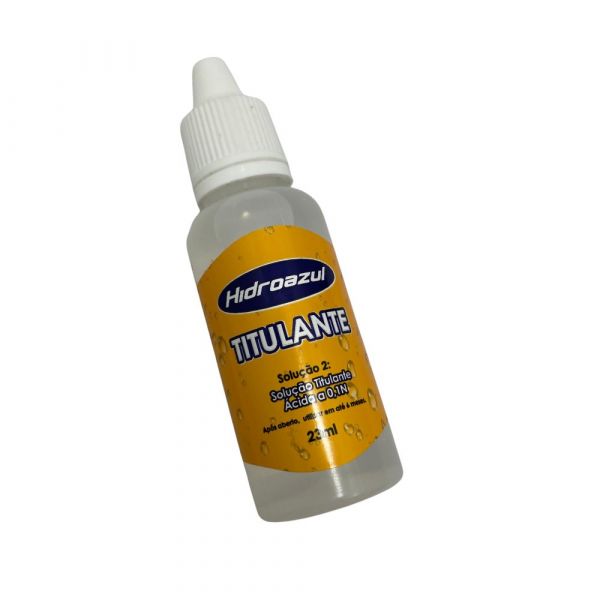 Solução Análise Titulante Frasco 23ml Hidroazul 