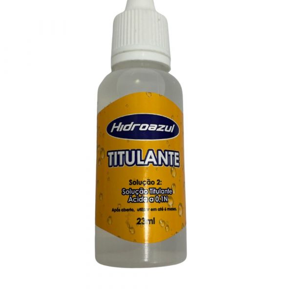 Solução Análise Titulante Frasco 23ml Hidroazul 