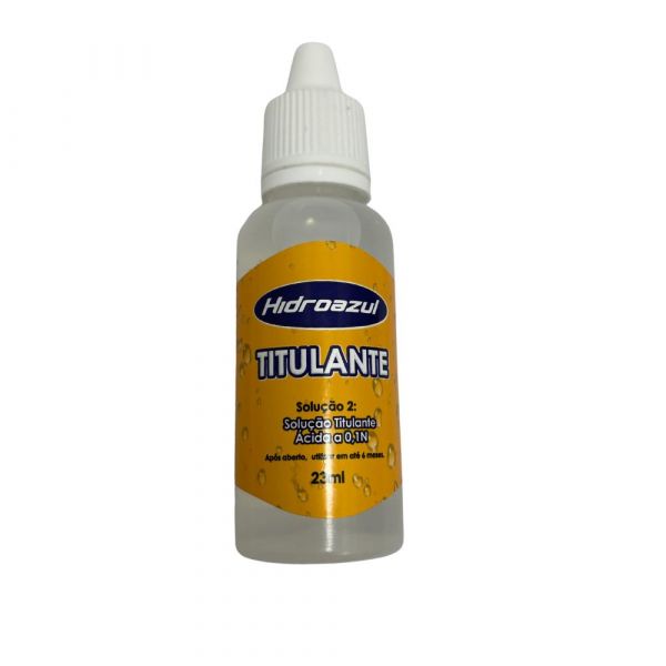 Solução Análise Titulante Frasco 23ml Hidroazul 