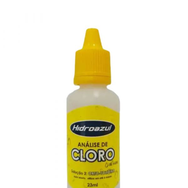 Solução Cloro Frasco 23ml Hidroazul
