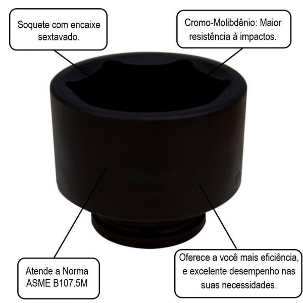 Soquete Impacto Sextavado 1