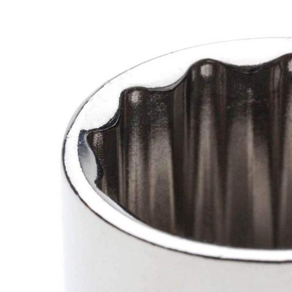 Soquete Estriado Com Encaixe 1/2 3/8” Belzer